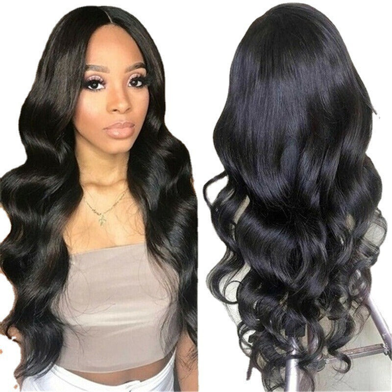 Long Curly Wave Full Headgear Wig | Synthetic | European & American Style