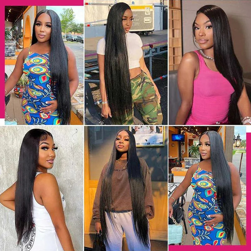 30" Bone Straight Lace Front Wig | 13x6 HD Lace | Malaysian Human Hair