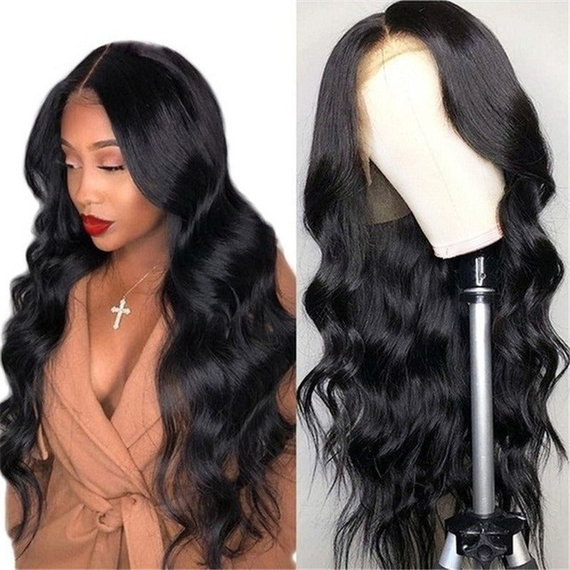 Long Curly Wave Full Headgear Wig | Synthetic | European & American Style