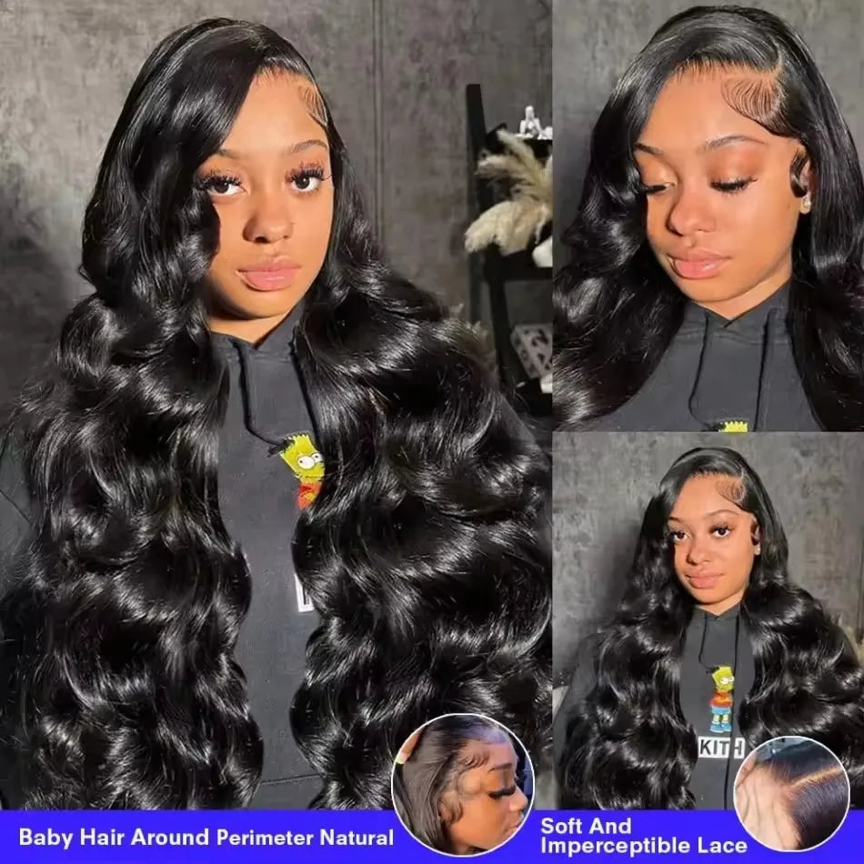 40" Body Wave Lace Front Wig | 13x4 & 13x6 HD Lace | Brazilian Human Hair
