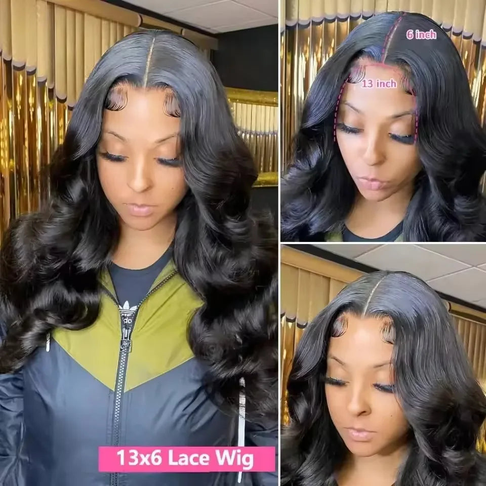 40" Body Wave Lace Front Wig | 13x4 & 13x6 HD Lace | Brazilian Human Hair