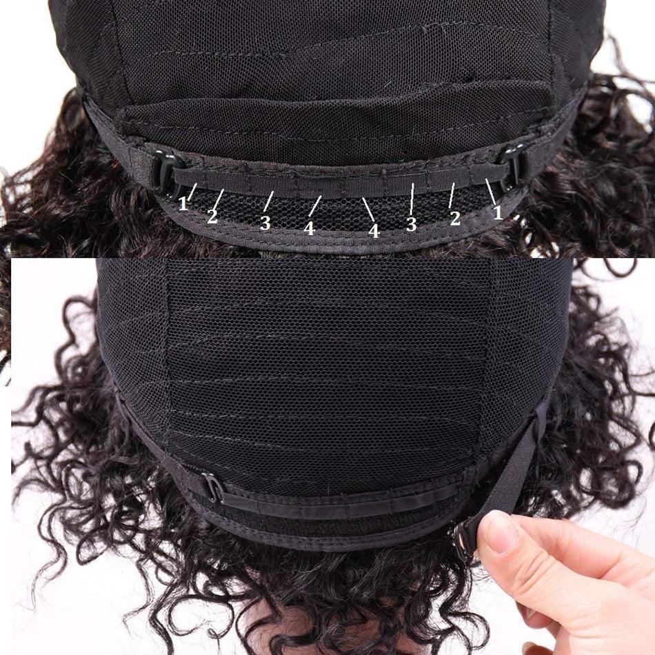 Short Kinky Curly Pixie Cut Wig | No Lace | Brazilian Human Hair